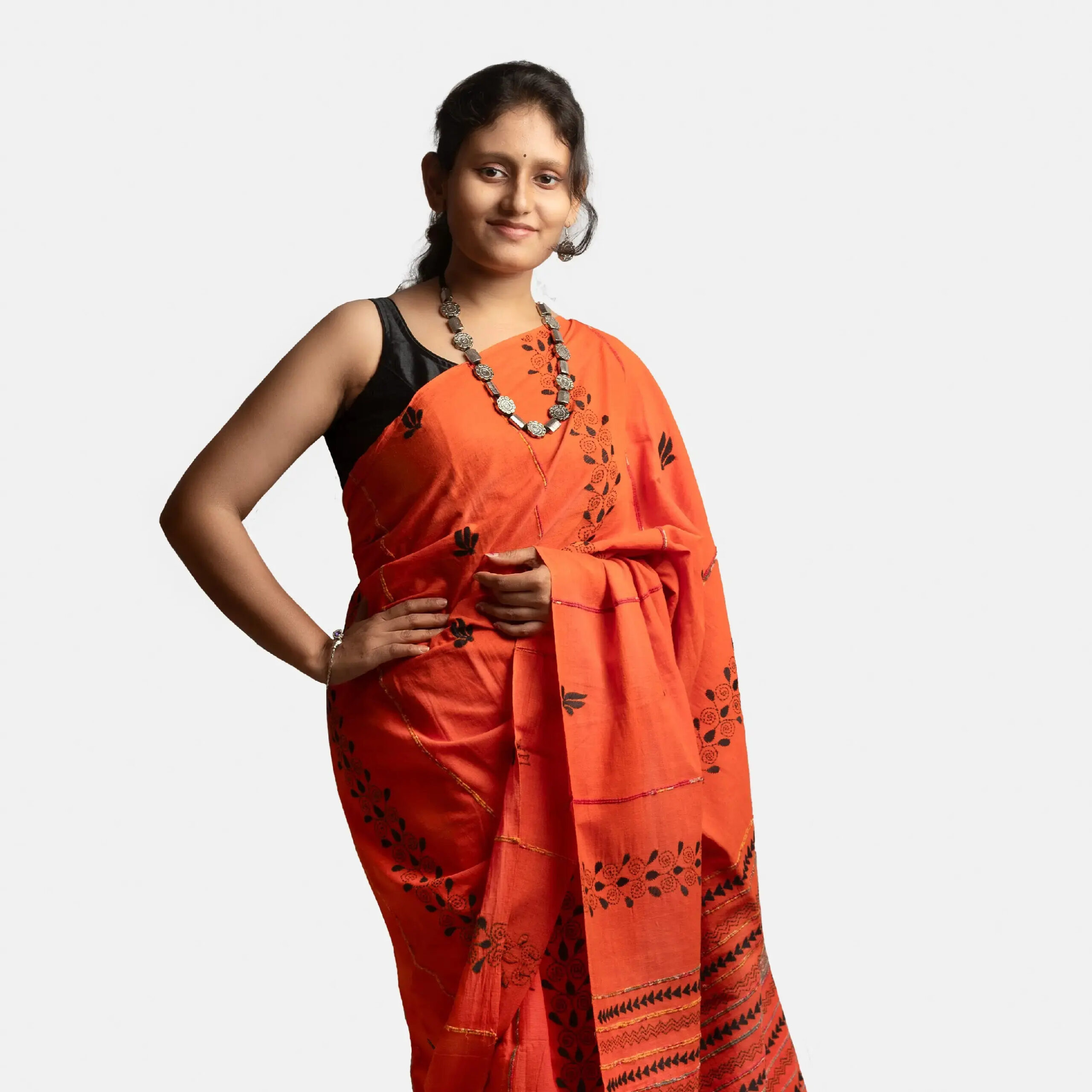 Handwoven Cotton Saree
