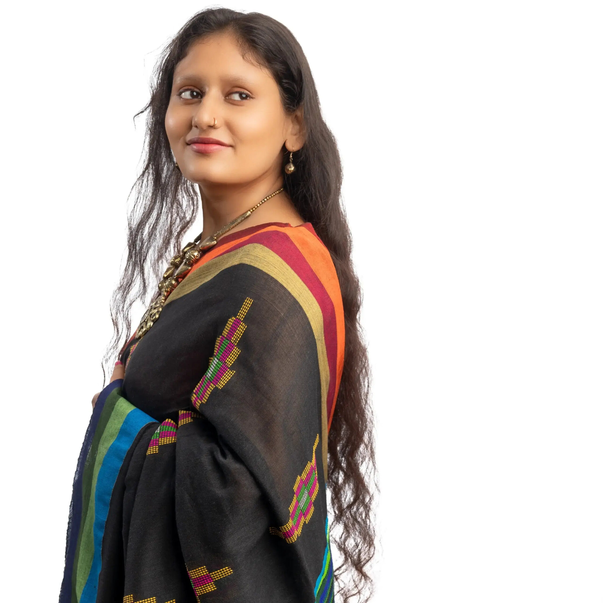 Designer Handloom Saree With BP