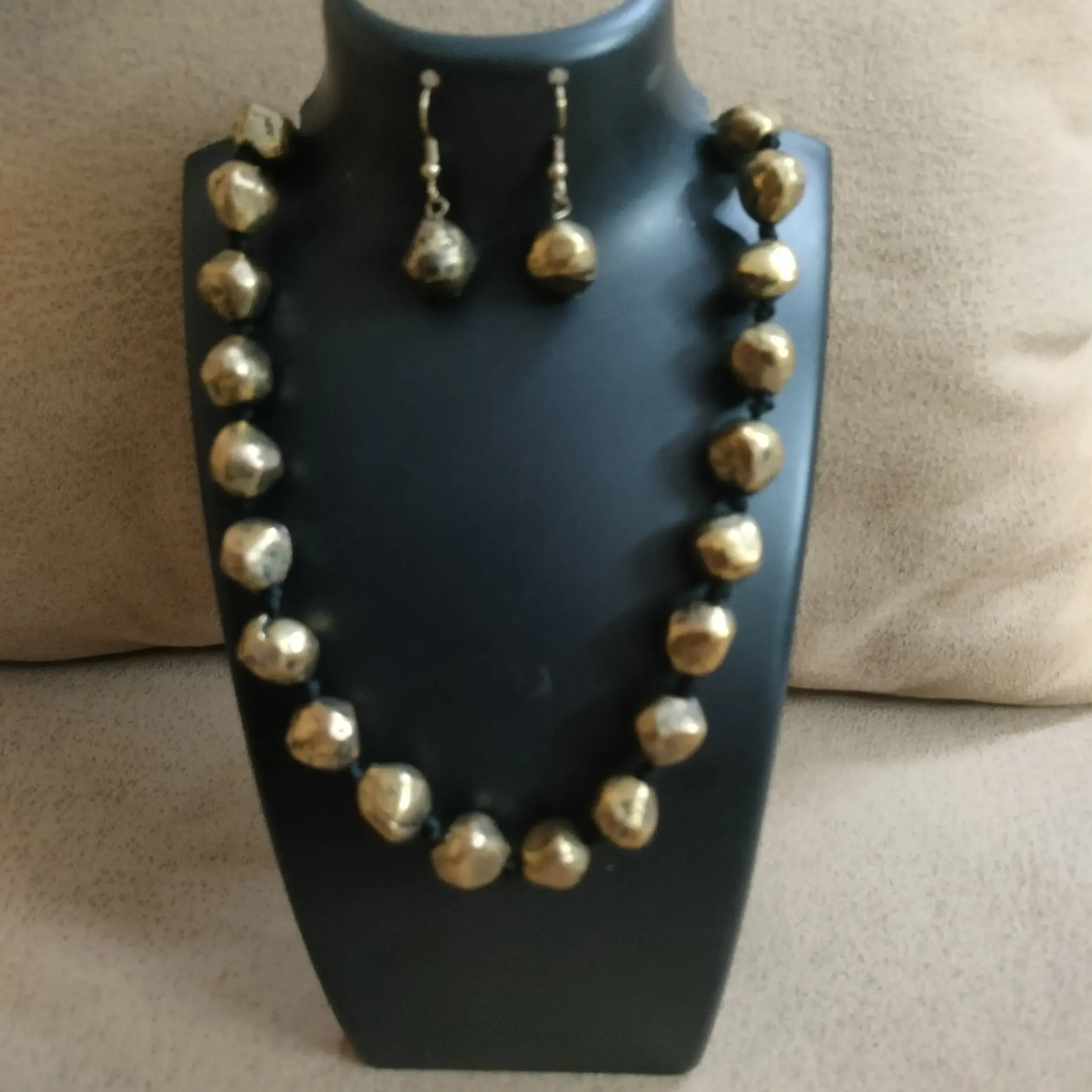 Antique Long Trendy Necklace & Ring Set