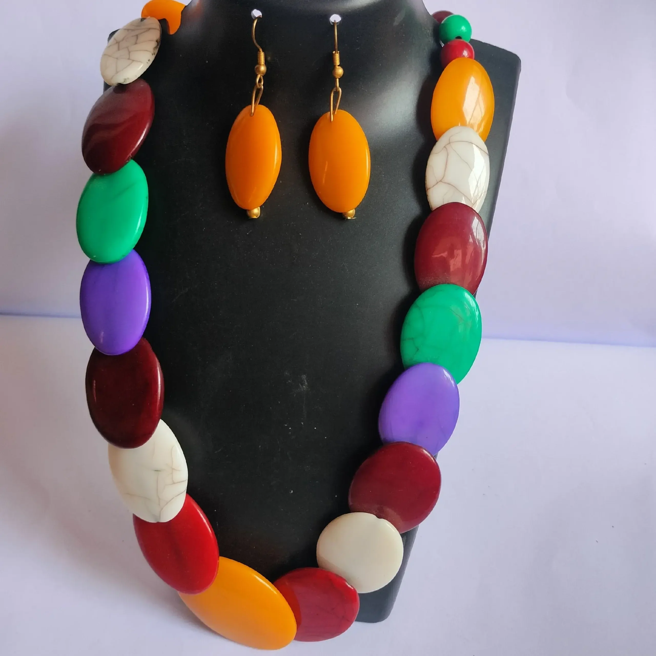 Fashionable Beads Jwellery Set