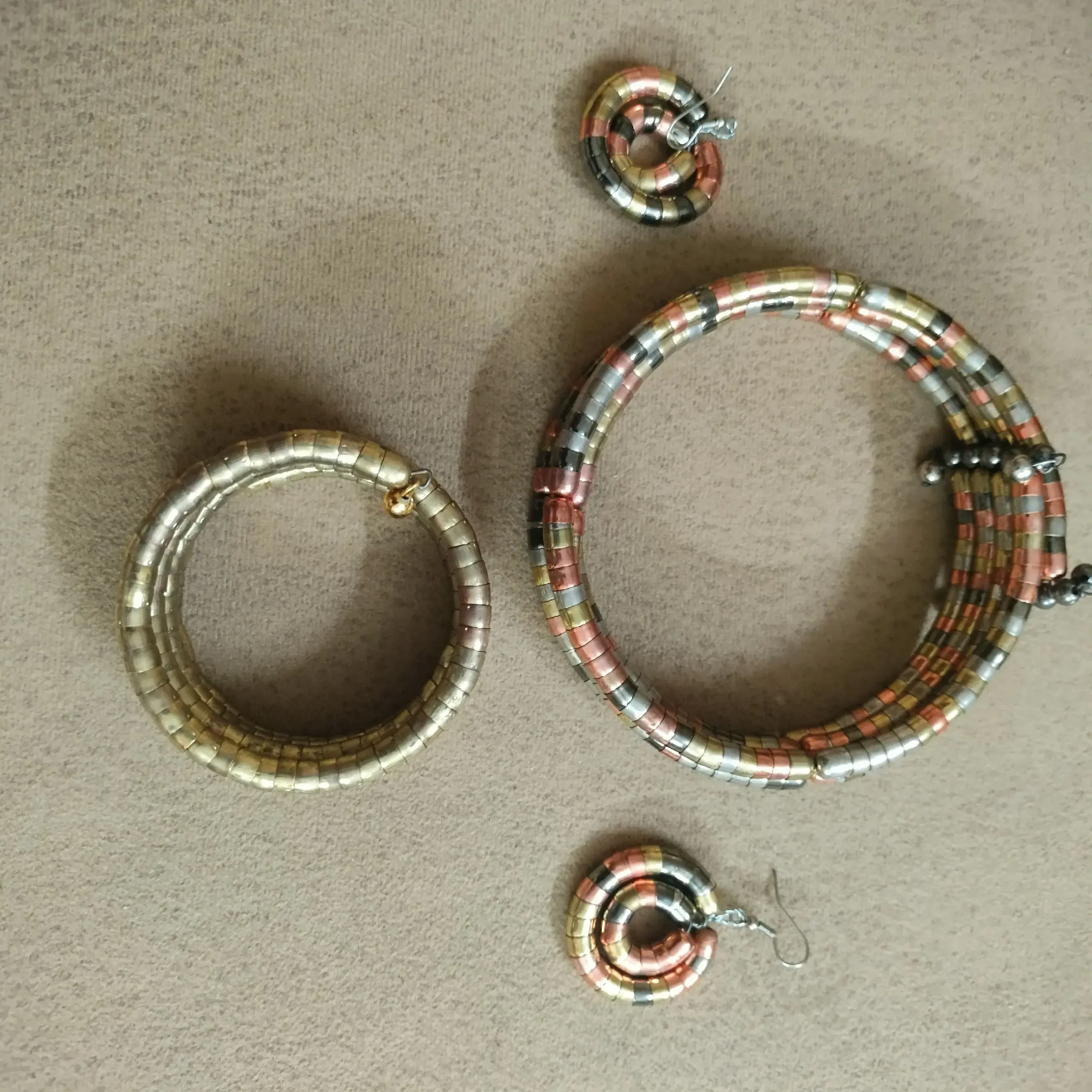 Antique Choker With Earrings & Bracelet