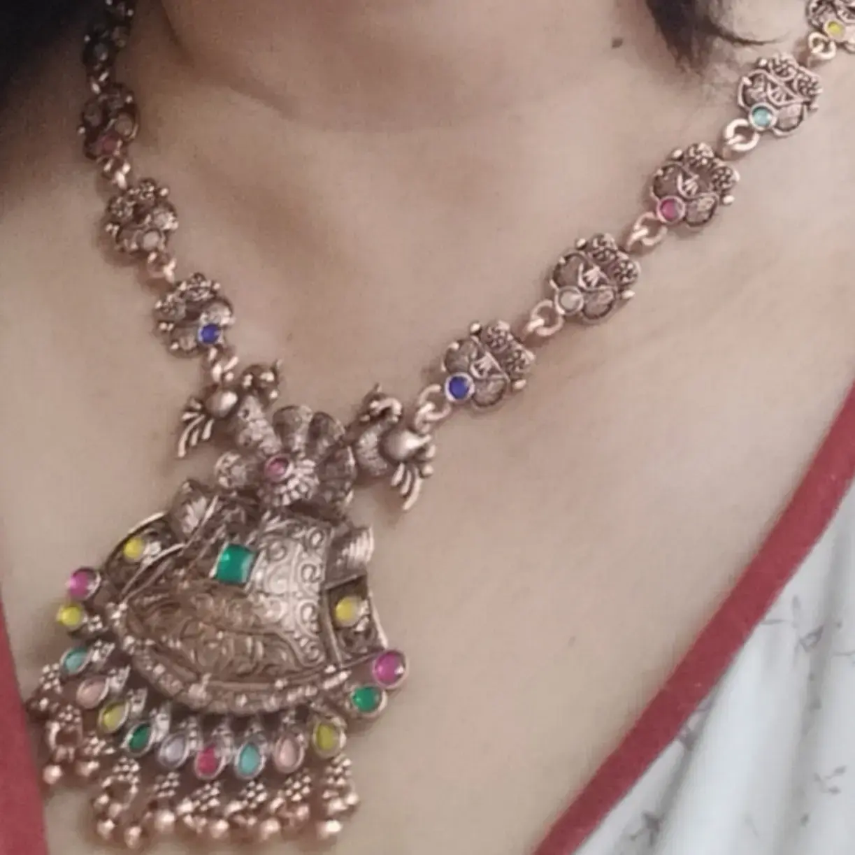 Antique Copper Coated Jwellery Set