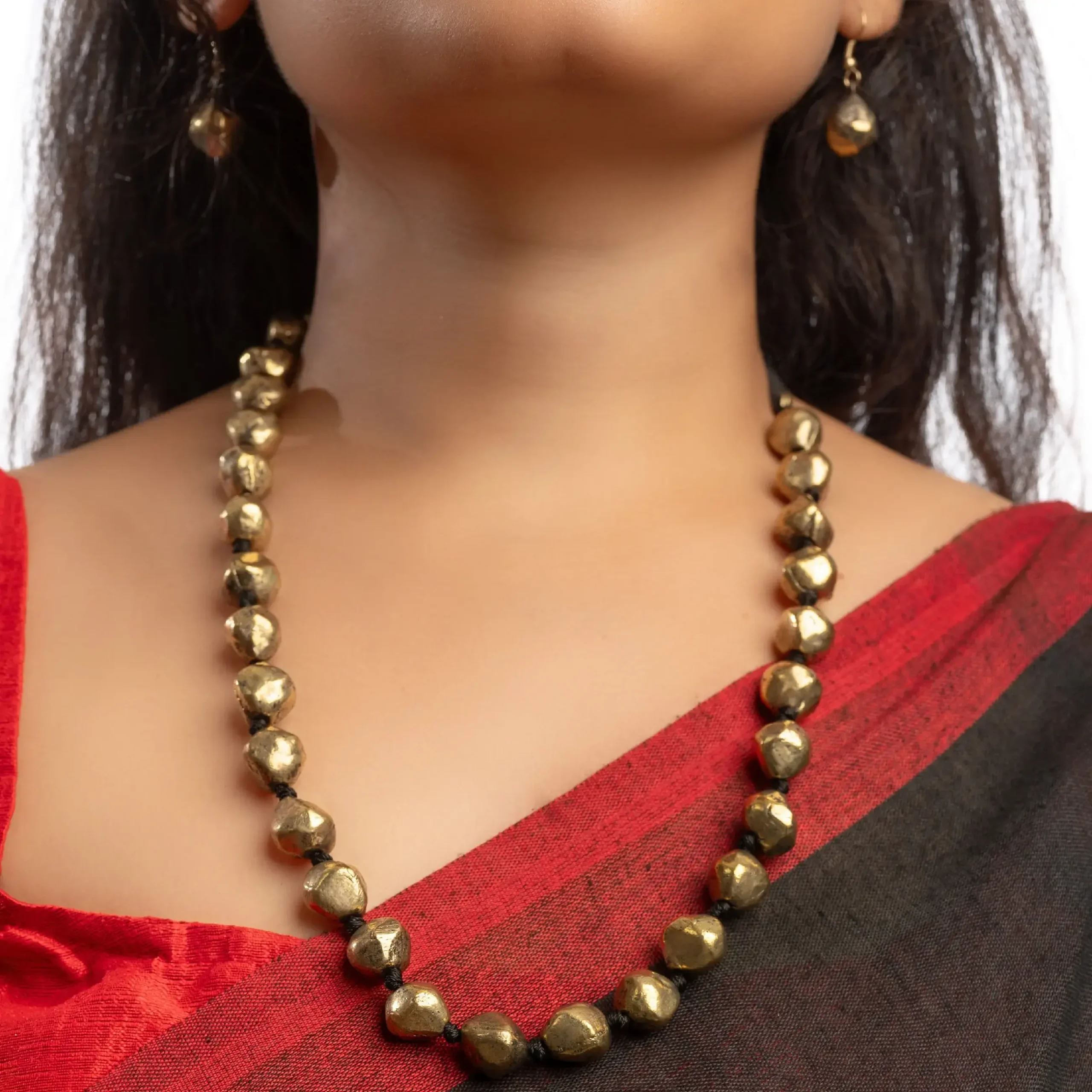 Antique Long Trendy Necklace & Ring Set