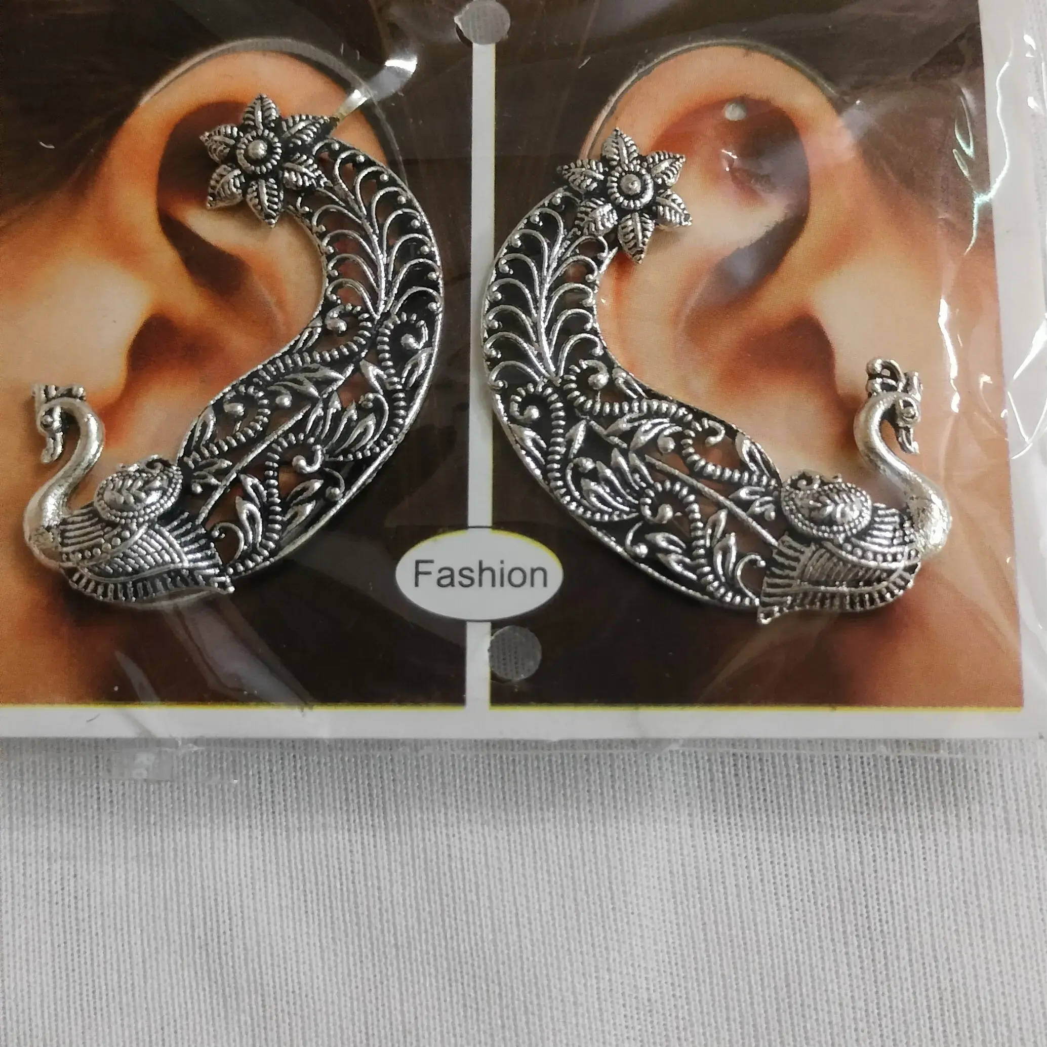 Oxidised Pasha Tribal Style Earrings