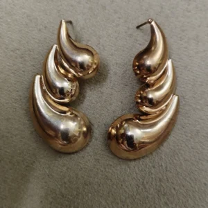 Golden designer earrings