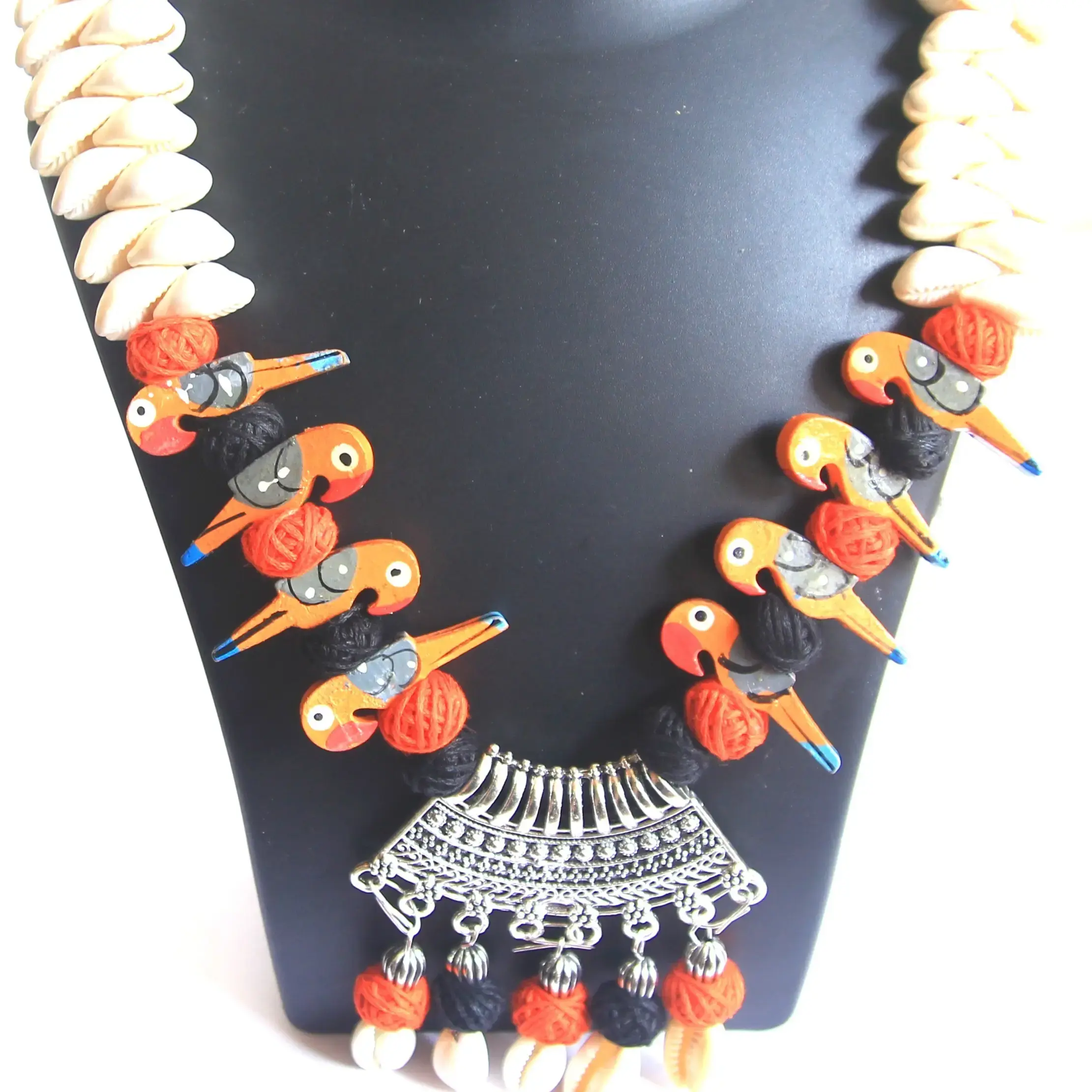 Wooden Multicolored Ethnic Jwellery Set