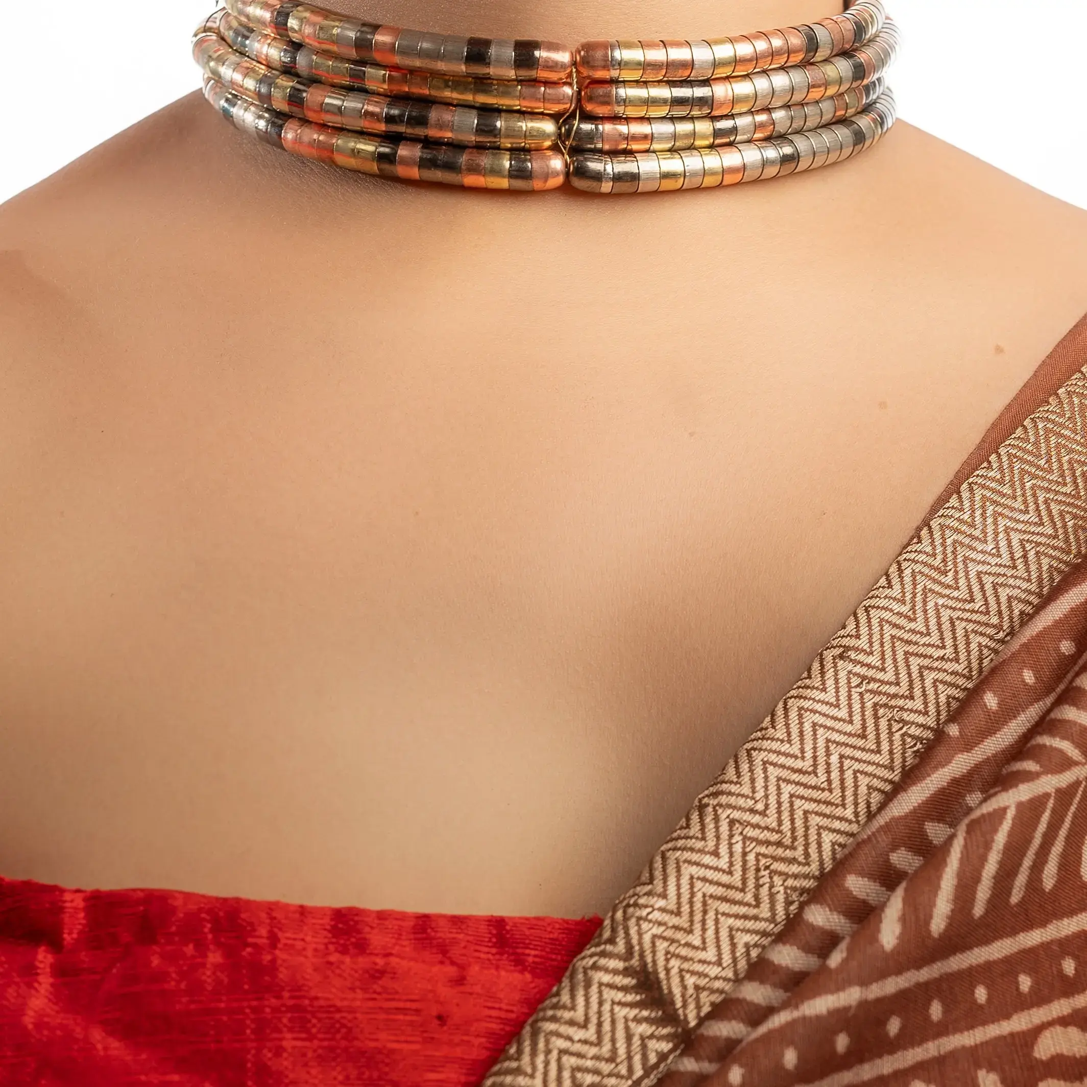 Handmade Block Printed Silk Saree