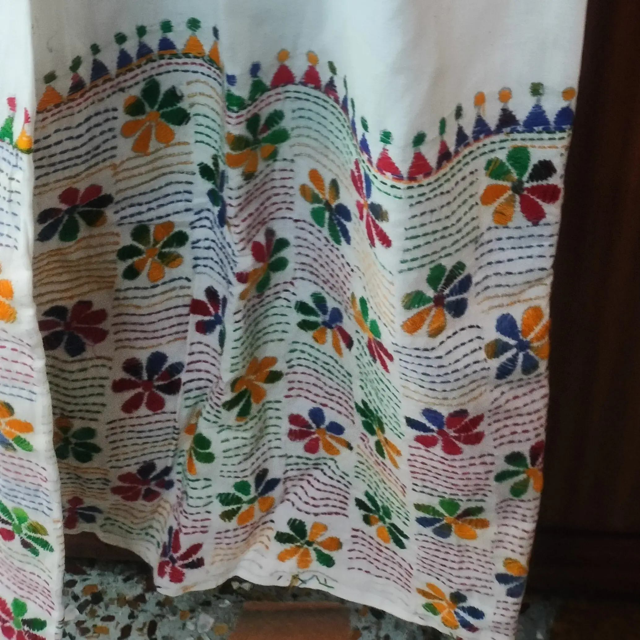 Hand Stitched Free Size Designer Palazo