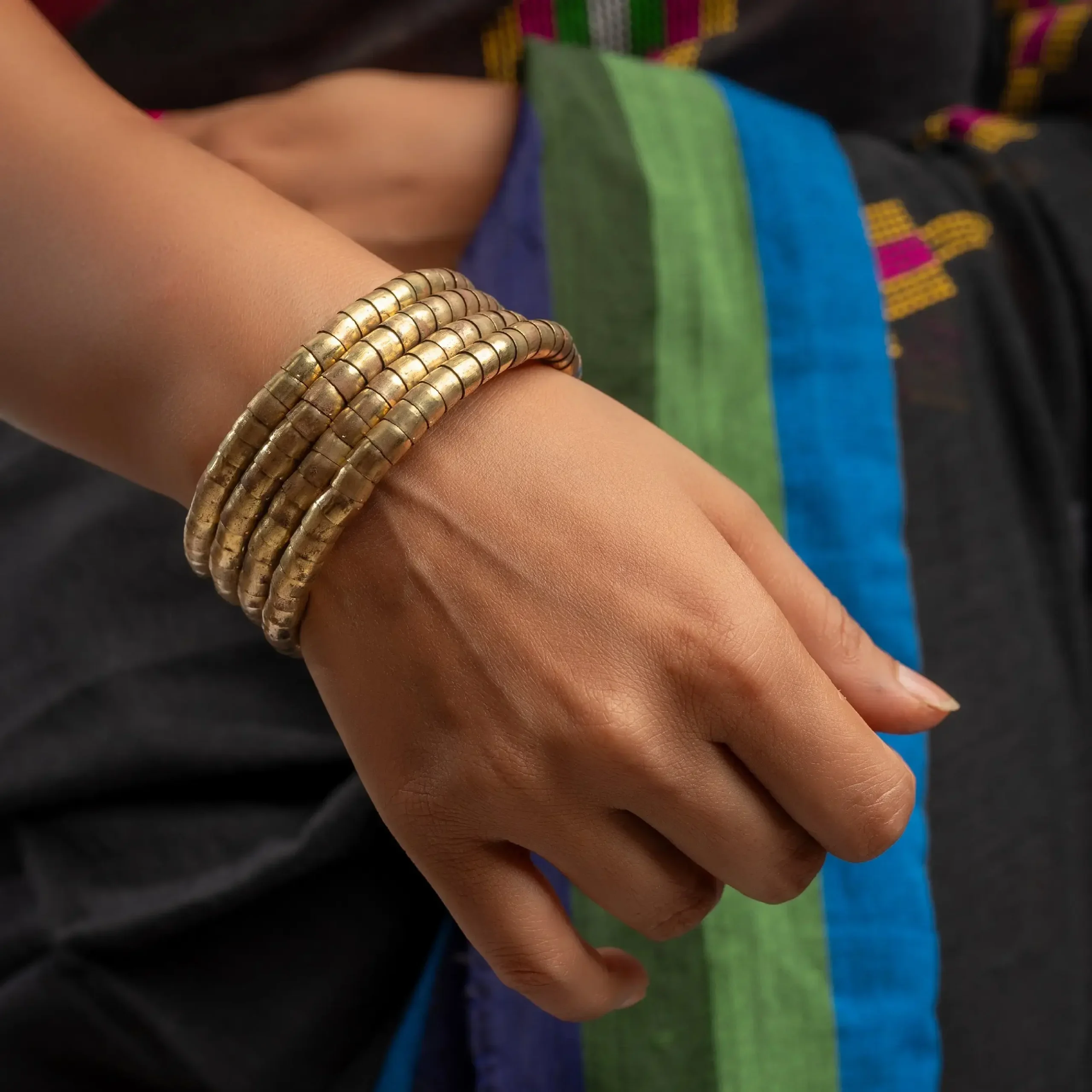 Antique Choker With Earrings & Bracelet