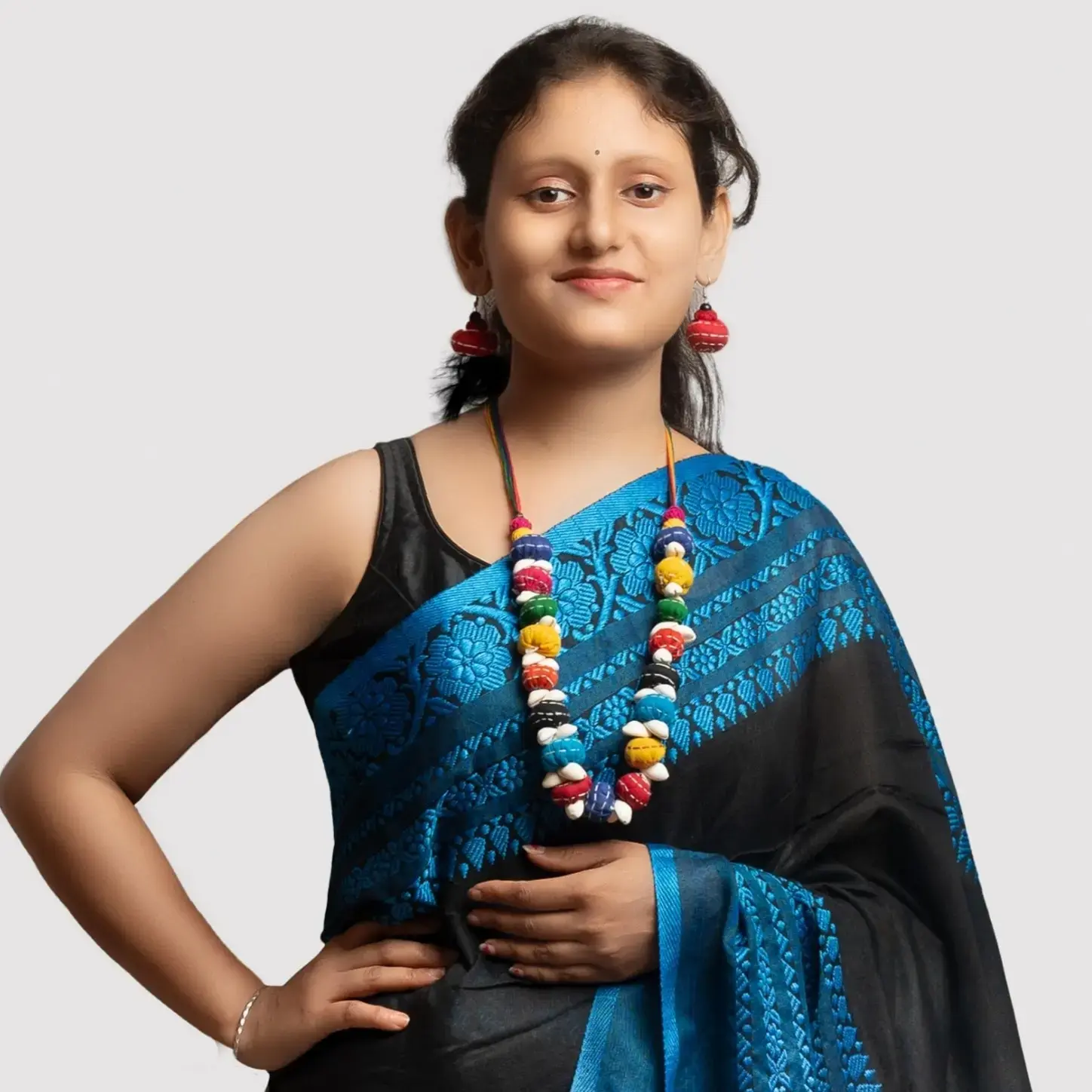 Ethnic handmade cloth jwellery