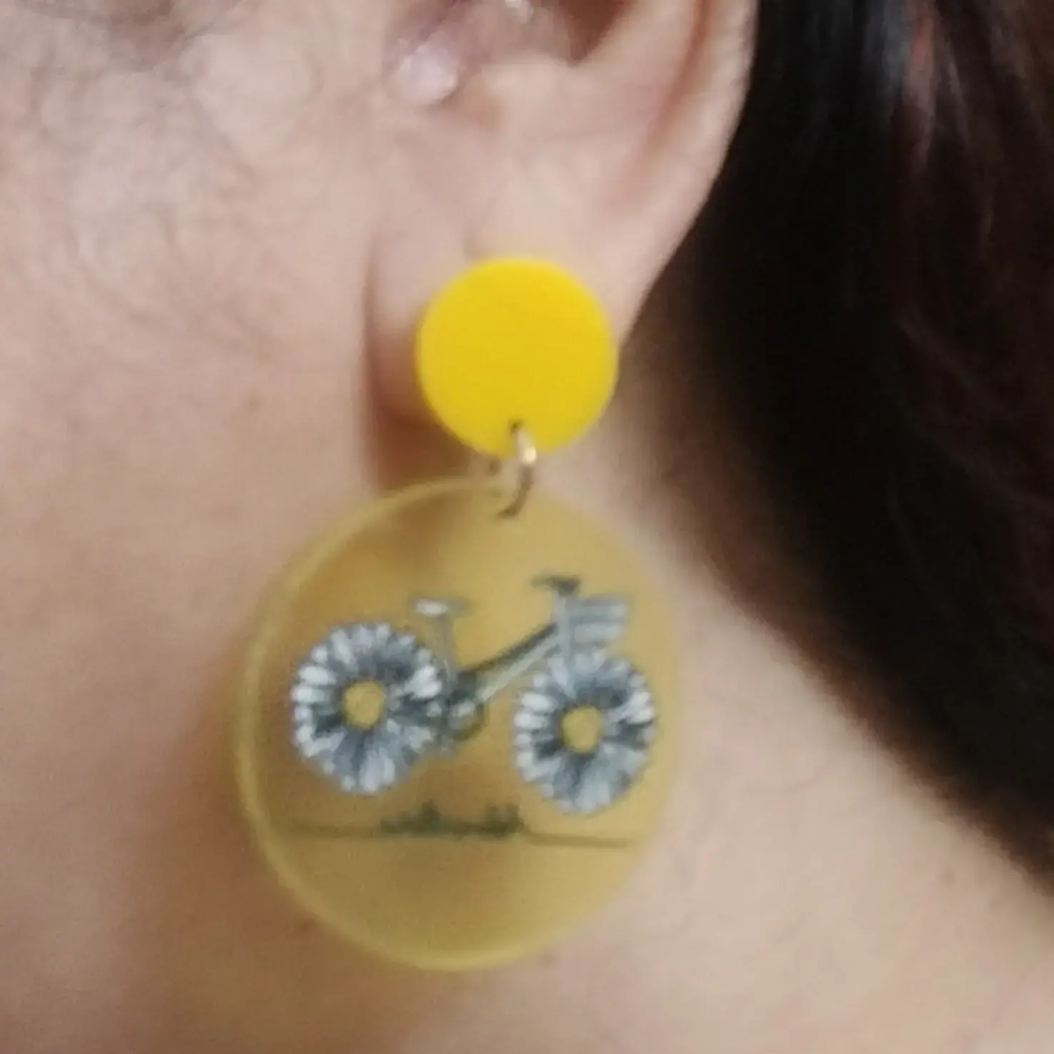 Yellow Earrings