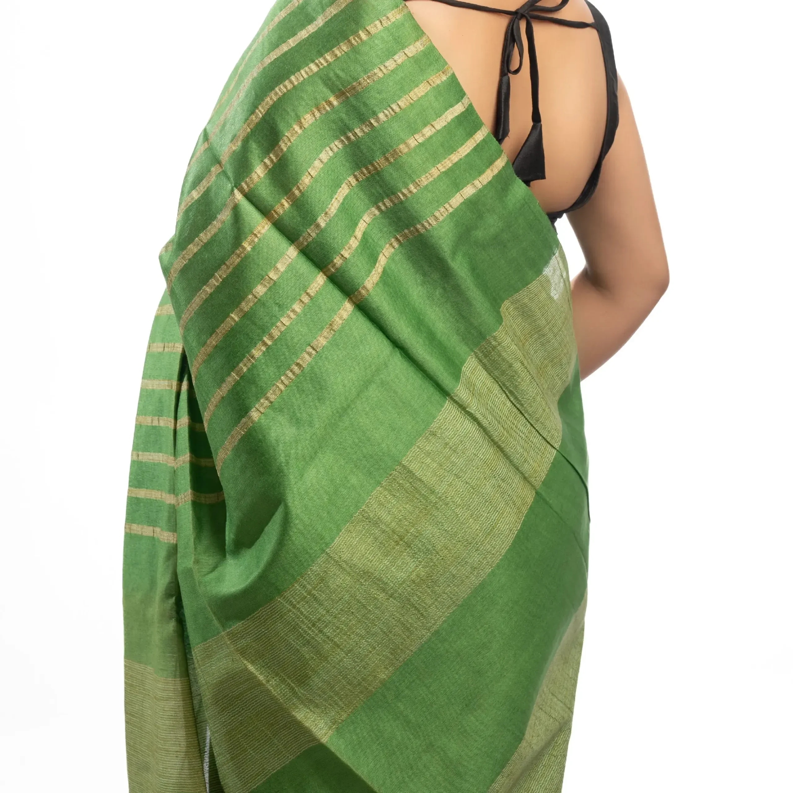 Designer Silk Saree With BP