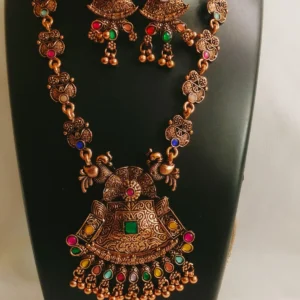 Antique Copper Coated Jwellery Set