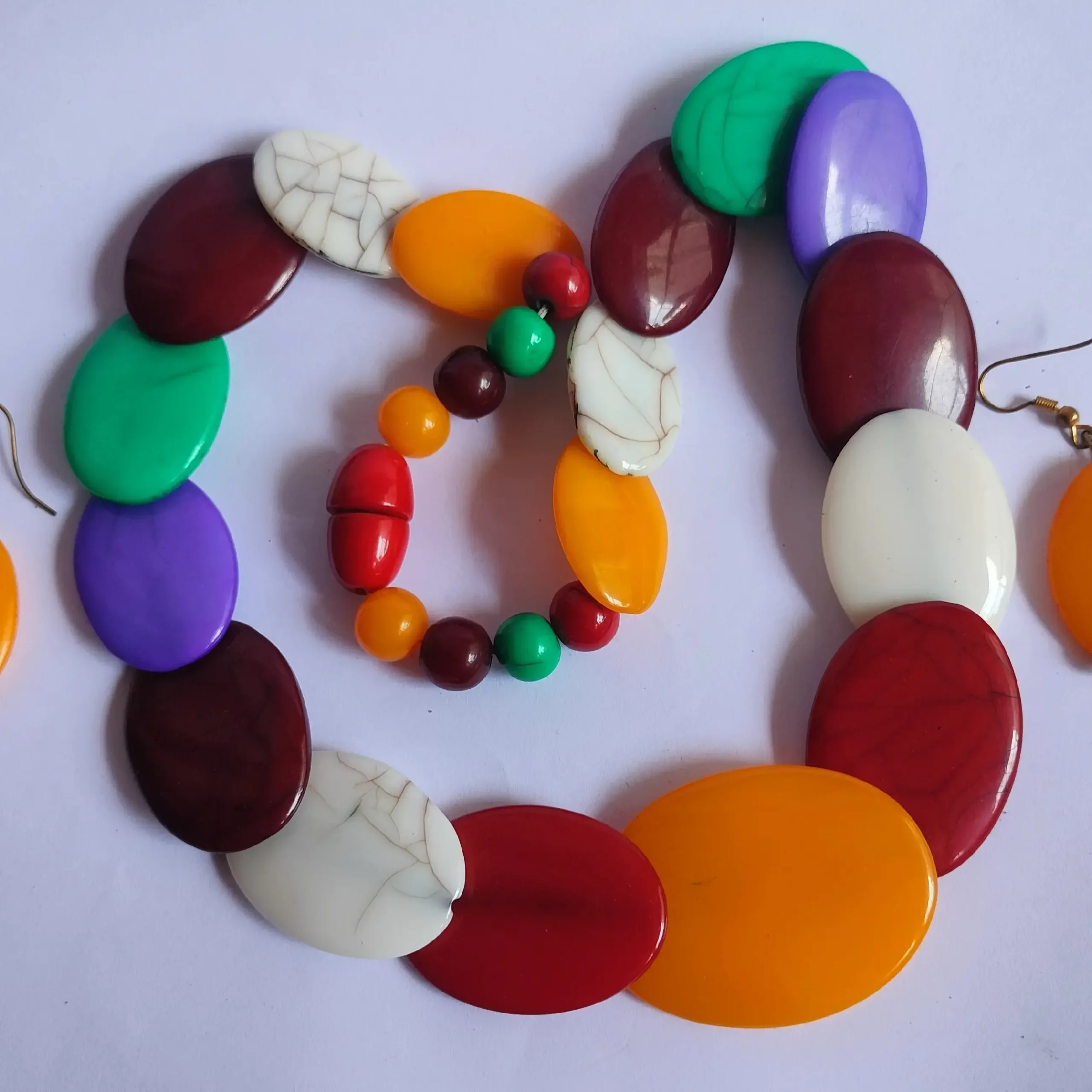 Fashionable Beads Jwellery Set