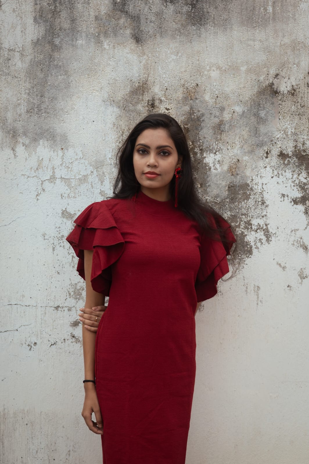 Short frock for party wear