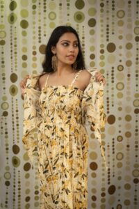 One piece with shrug party wear