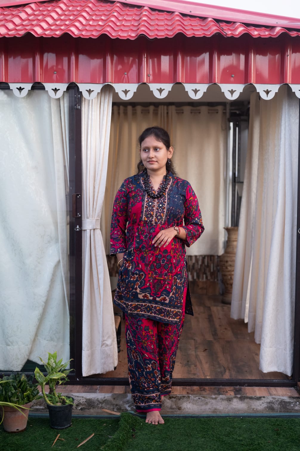 Designer silk cord set